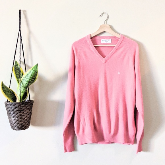 pink dior sweater